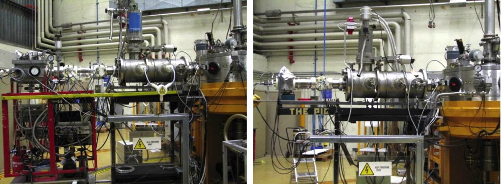 Pisolo setup in 2010 and 2008